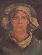 Vincent Van Gogh Head of a Peasant Woman with White Cap (nn04) painting